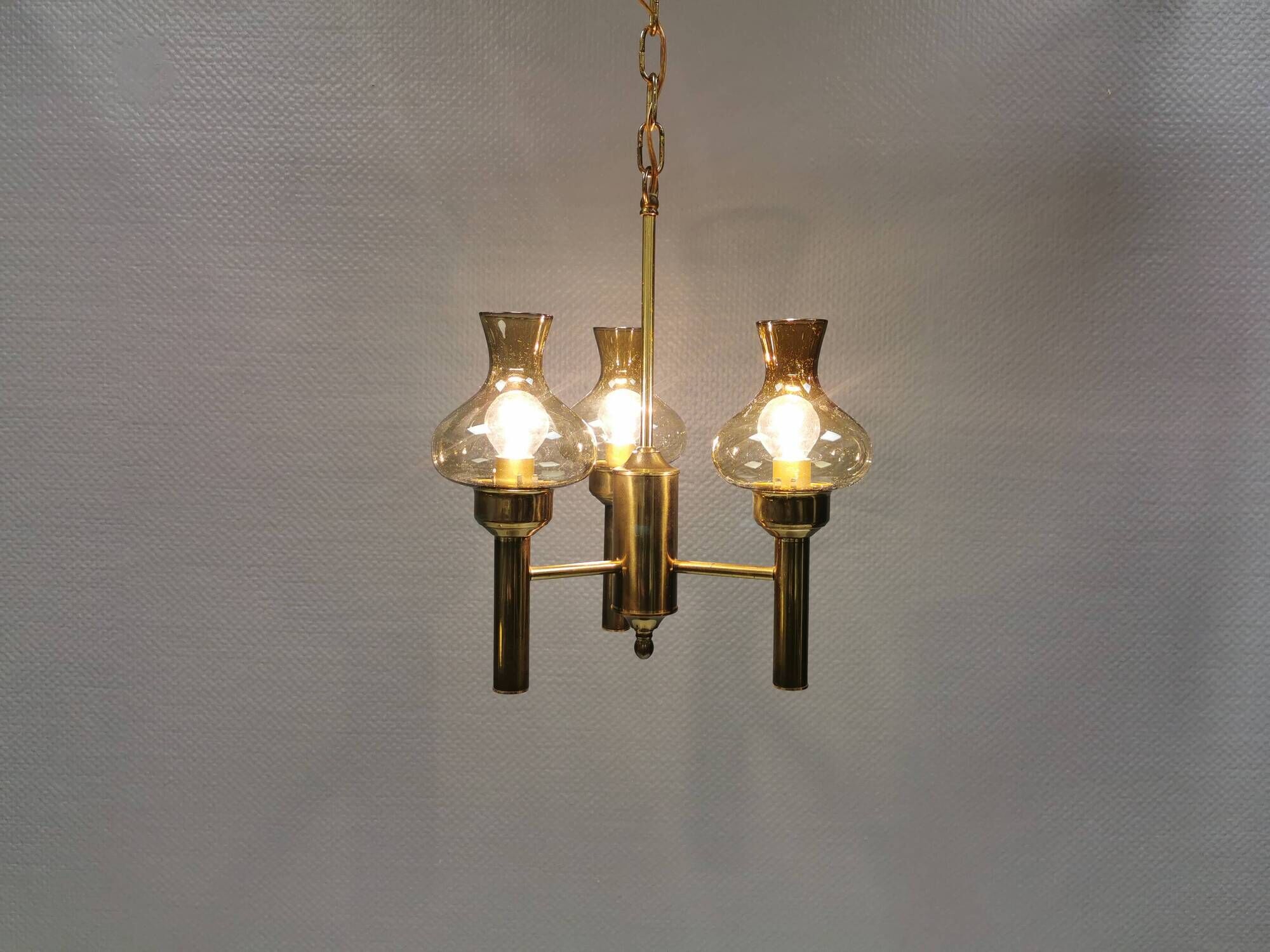Lustre chrystal par Svend Mejlstrøm Danemark 1960-70