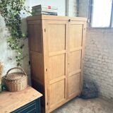 Old oak workshop cabinet