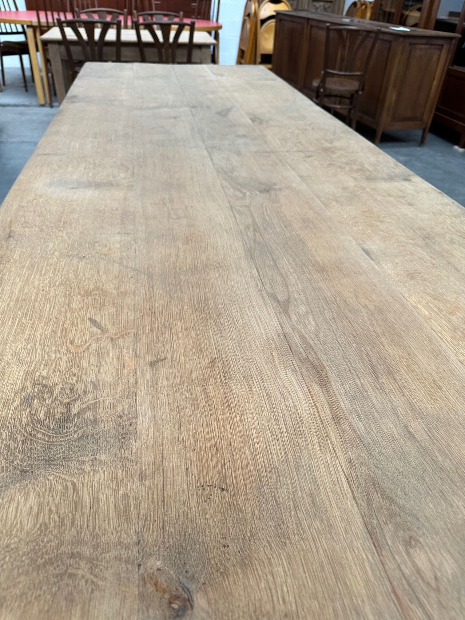 Oak farmhouse table