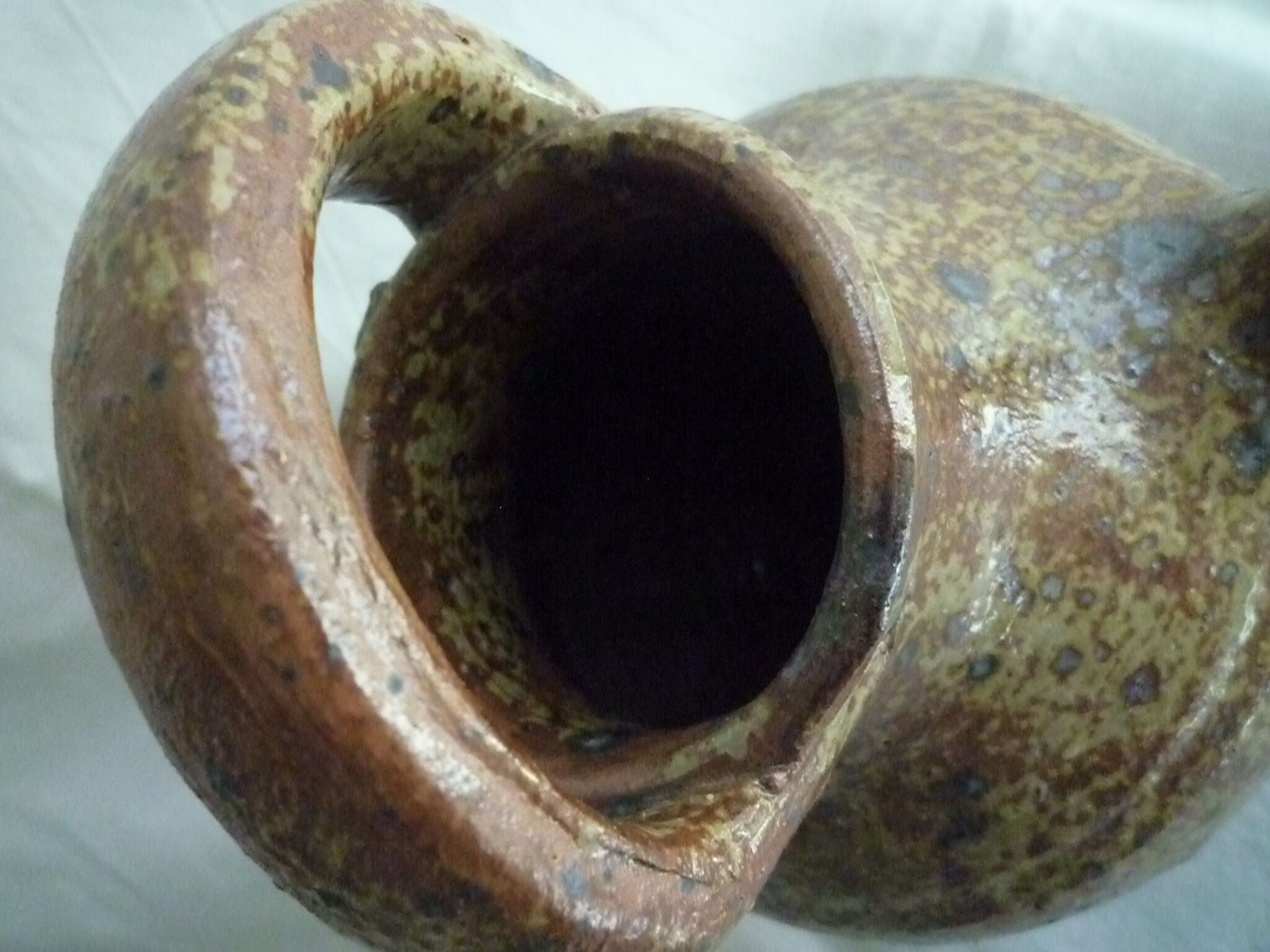 Gargoulette, old sandstone pitcher