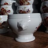 Pyrolux Lourioux porcelain soup bowls
