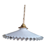 Opaline white pendant light