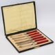 Art Deco Silver Plated Cased Butter or Breakfast Knifes
