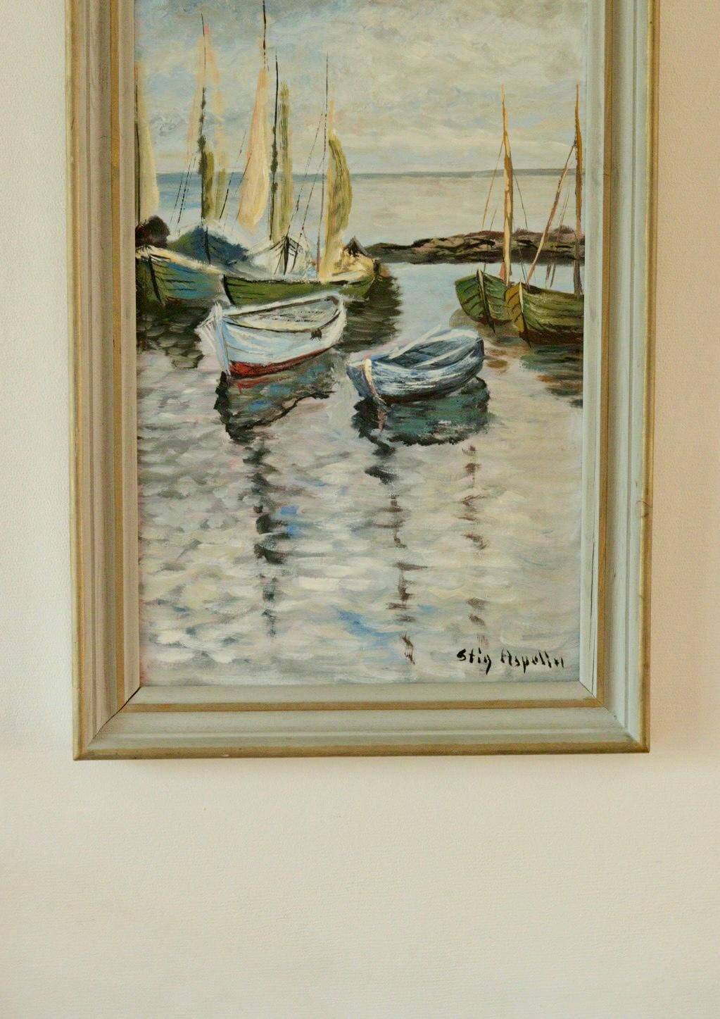 "Bateaux dans le port" by Stig Aspelin