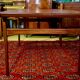 Scandinavian living room dining room table in teak, denmark 1960