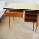 Bureau en bois plateau formica des années 60