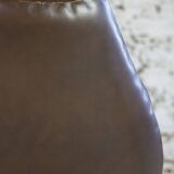 F588 armchair in leather by Geoffrey Harcourt for Artifort, 1960