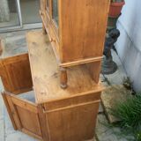 Solid pine showcase sideboard