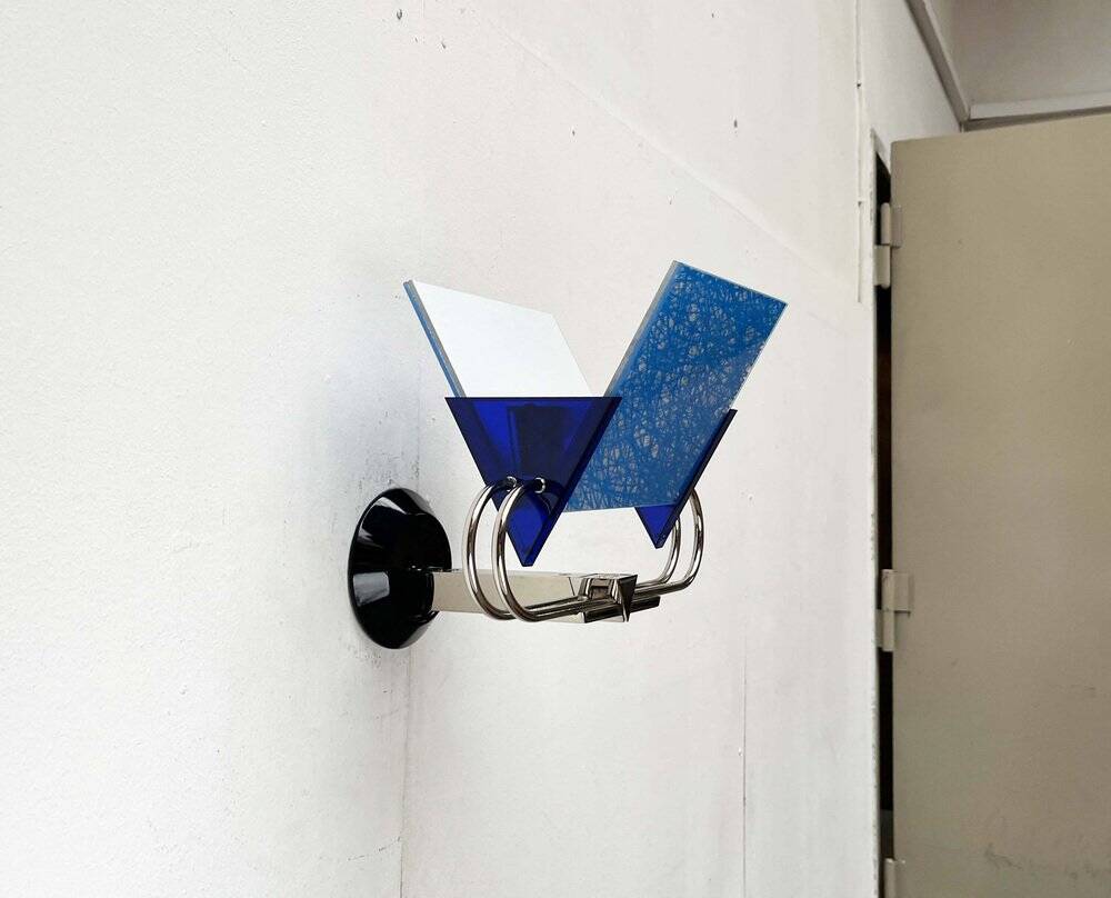 Postmodern Italian model applied Murana by Perry A. King and S. Miranda for Arteluce, 1980s.