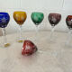 Set of 6 Lorraine crystal glasses