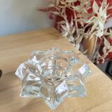 Bougeoir étoile en verre