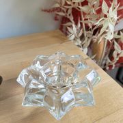 Bougeoir étoile en verre
