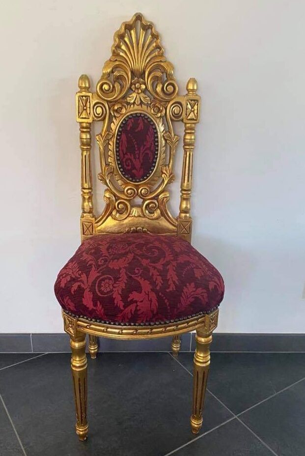 Golden royal chair