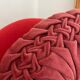Coussin rond velours
