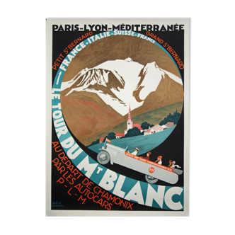 PLM Chamonix poster - Roger Broders