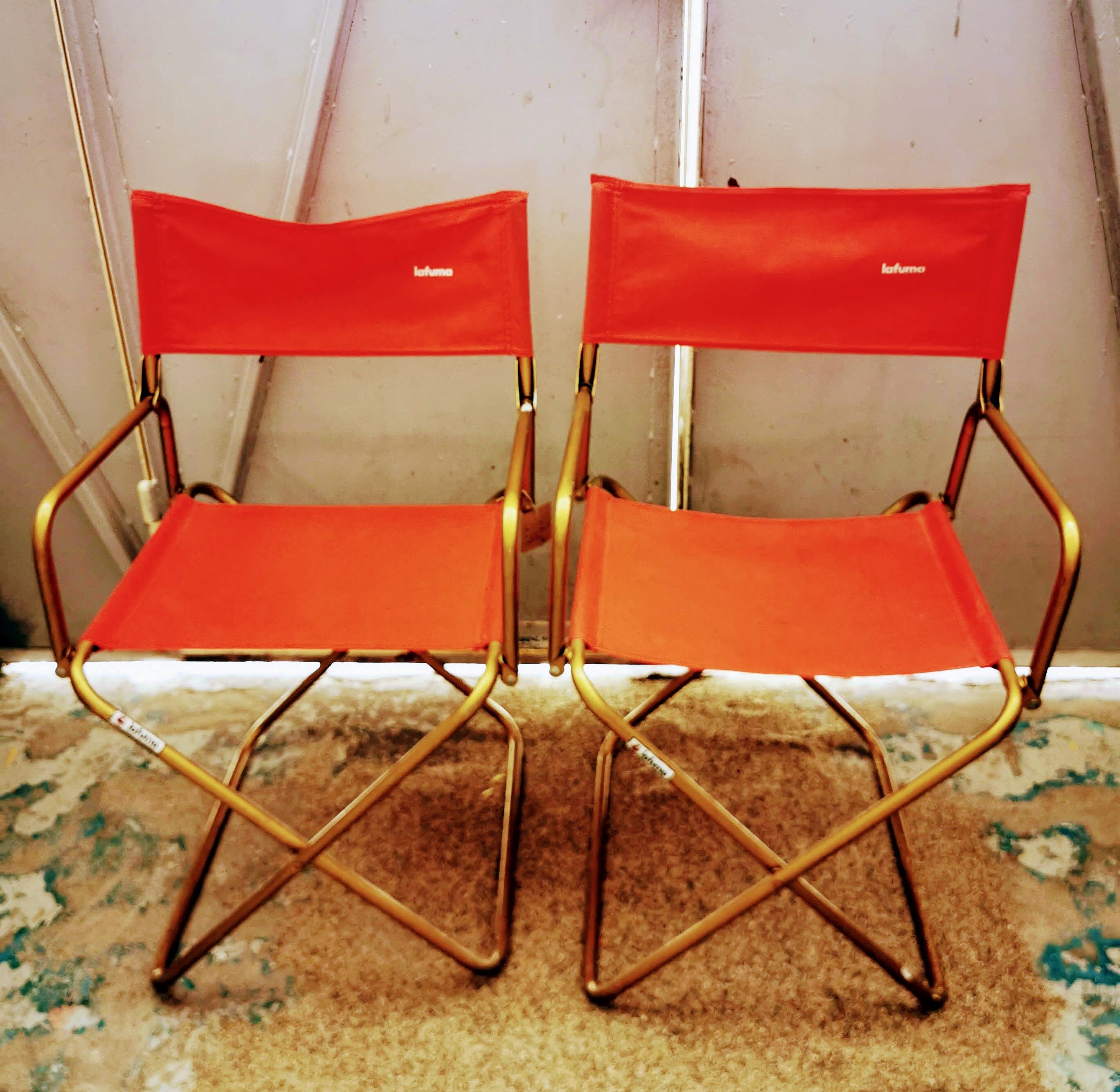 Vintage Lafuma folding armchair