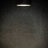 Industrial copper chandelier with patina France 1960