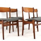 Very nice and solid set of 4 vintage chairs in teak - Findahl.