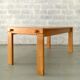 Solid elm dining table