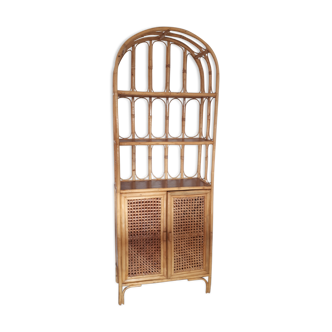 Furniture shelves rattan 60s