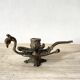 Brass bird candle holder