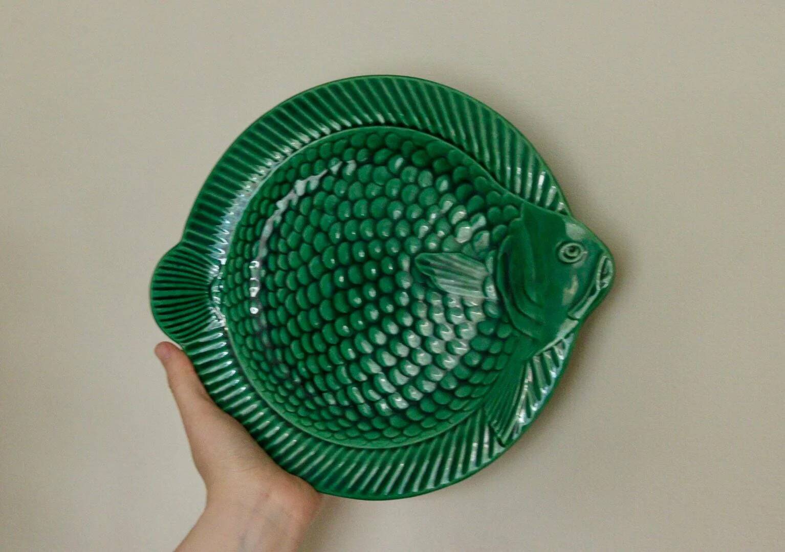 Vintage fish plate