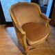 Louis XV style bergère armchair