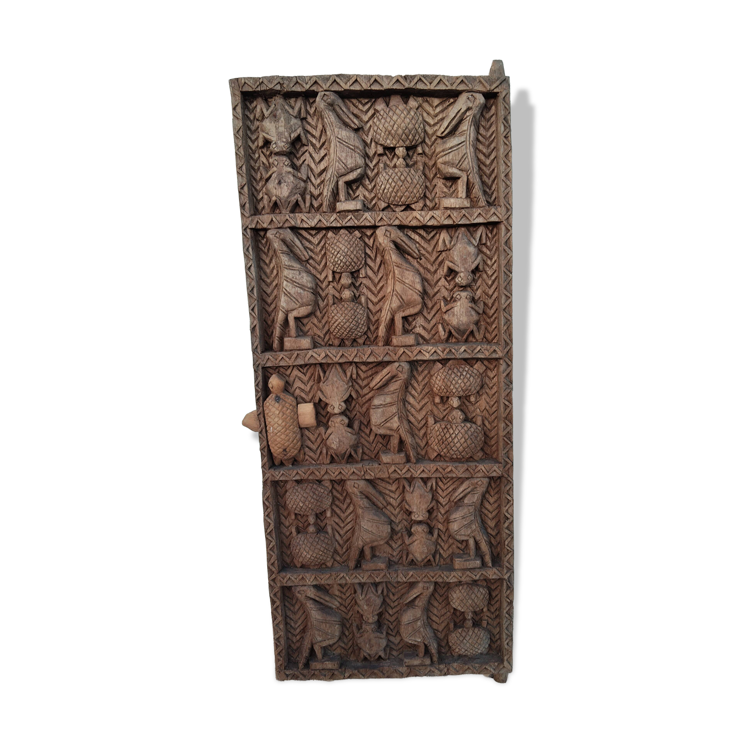 Old loft door Sénoufo – Ivory Coast – carved wood