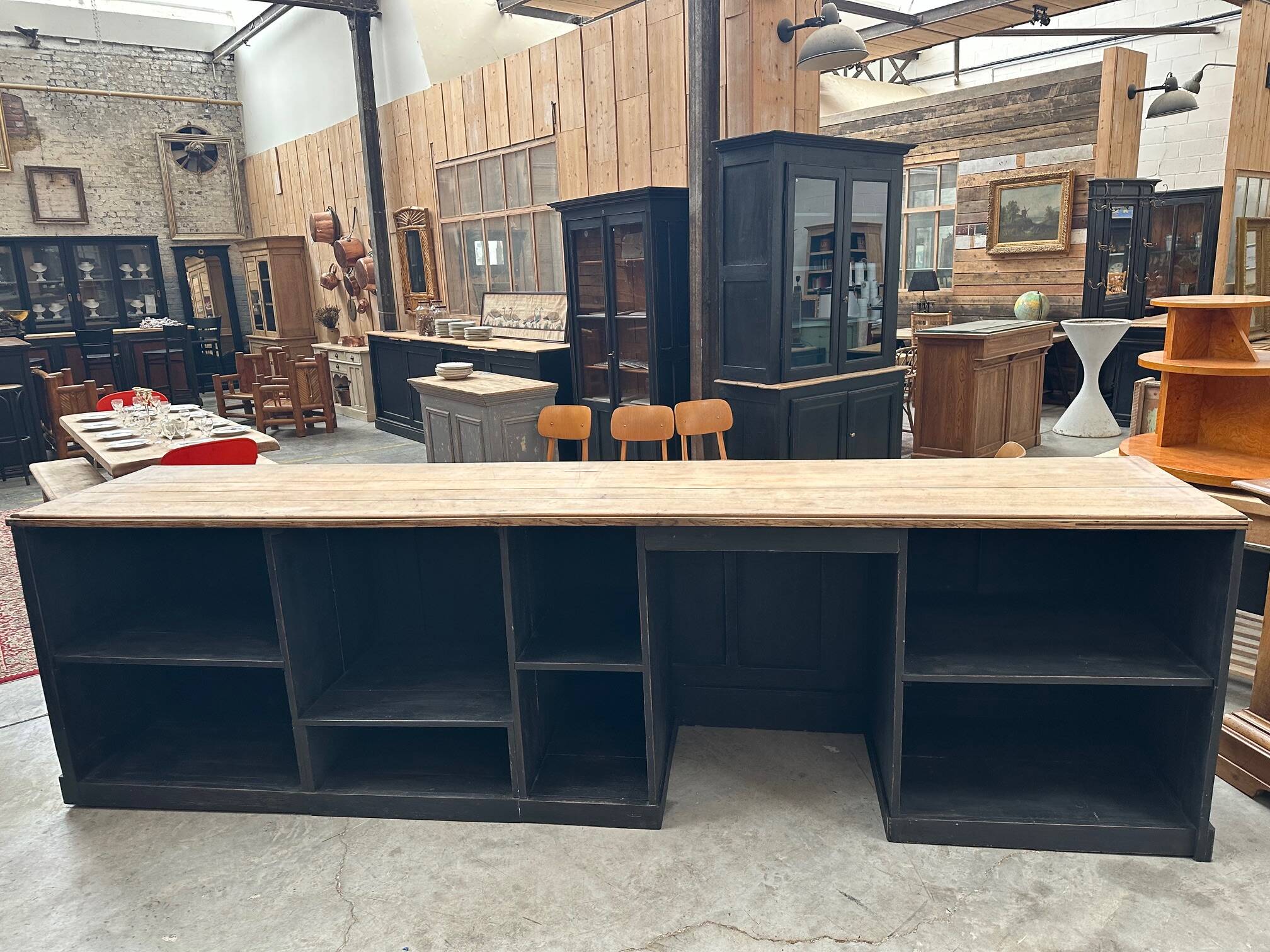 Large Mid-20th Century Store Counter