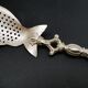 Polish brass fish figurative spoon by SW Warsaw, 1900s