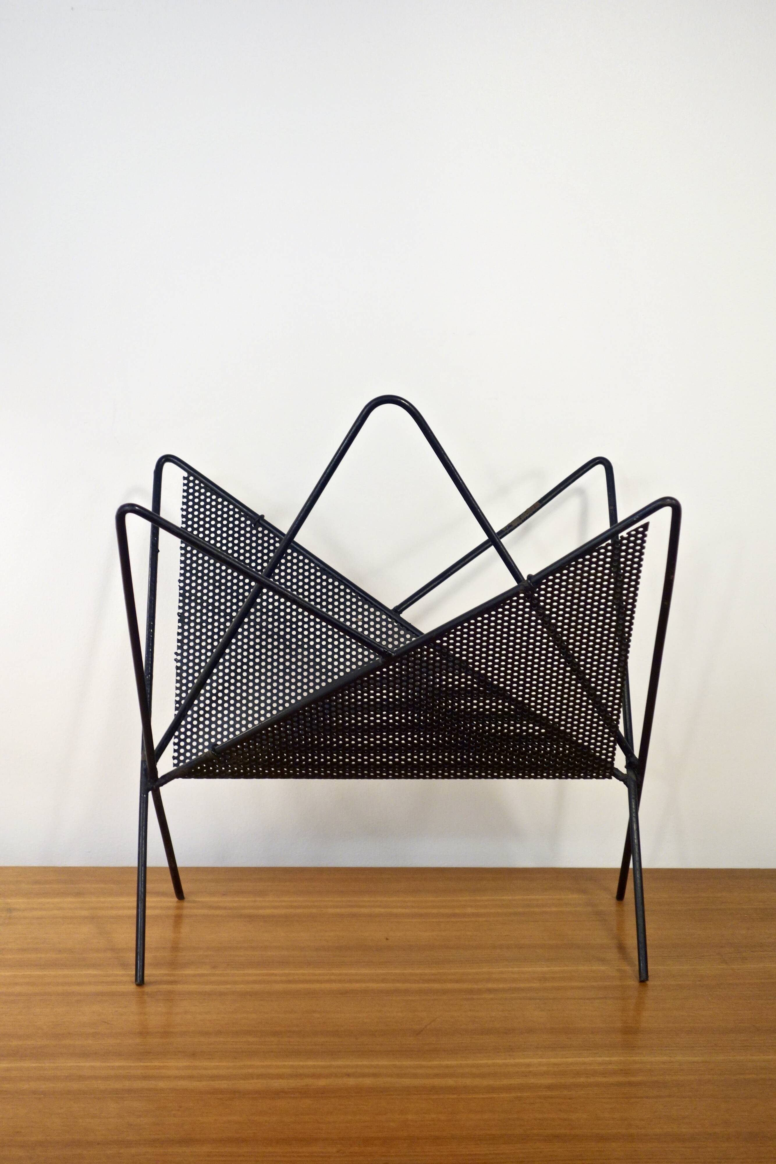 "Butterfly" magazine rack by Mathieu Matégot, France, 1950s