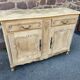 Buffet Baroque Louis XV in natural oak
