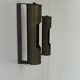Pair of vintage modernist wall lights, solid brass, Sweden 1940s