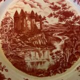 Set of 6 Sarreguemines Bristol flat plates