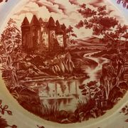 Set of 6 Sarreguemines Bristol flat plates