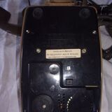 Old 1970 dial, grey and green PTT phone