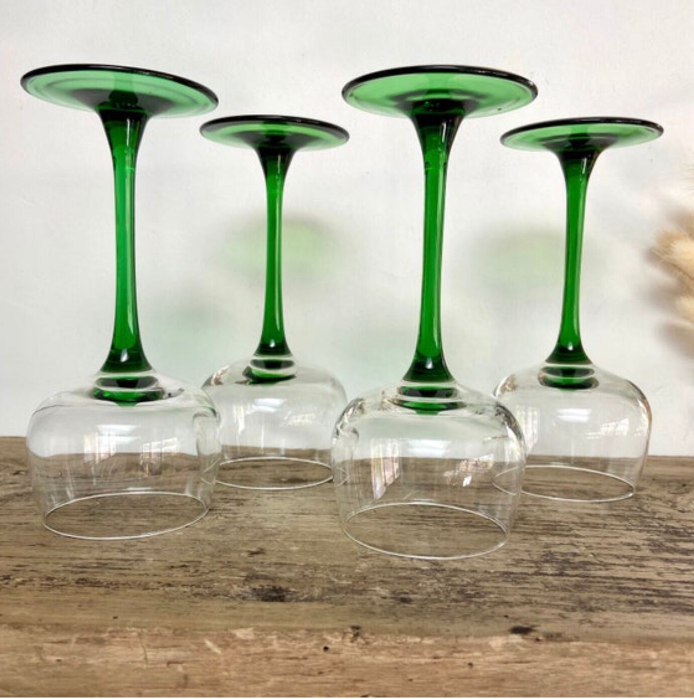4 verres Luminarc France vintage