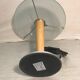 Metal and wood lamp