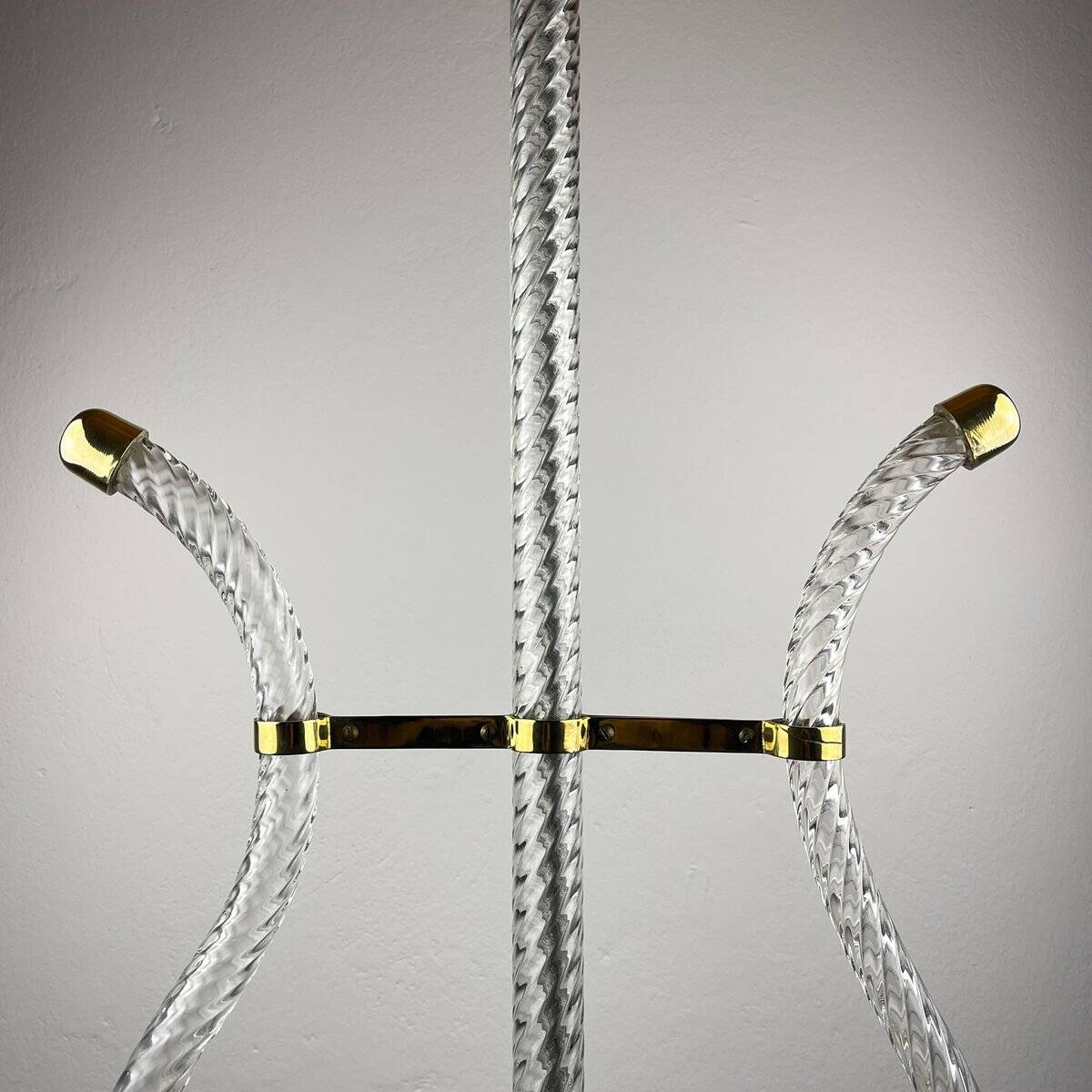 Lustre Lyre Murano by Ercole Barovier for Barovier and Toso, 1940s.