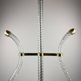 Lustre Lyre Murano by Ercole Barovier for Barovier and Toso, 1940s.