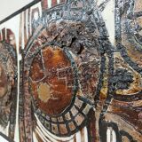 Vintage Danish artwork oil on canvas Finn Lorentzen 1970s