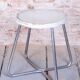 Bauhaus Stool in Beech, Chrome, and Steel from Mücke-Melder, Czech, 1930s