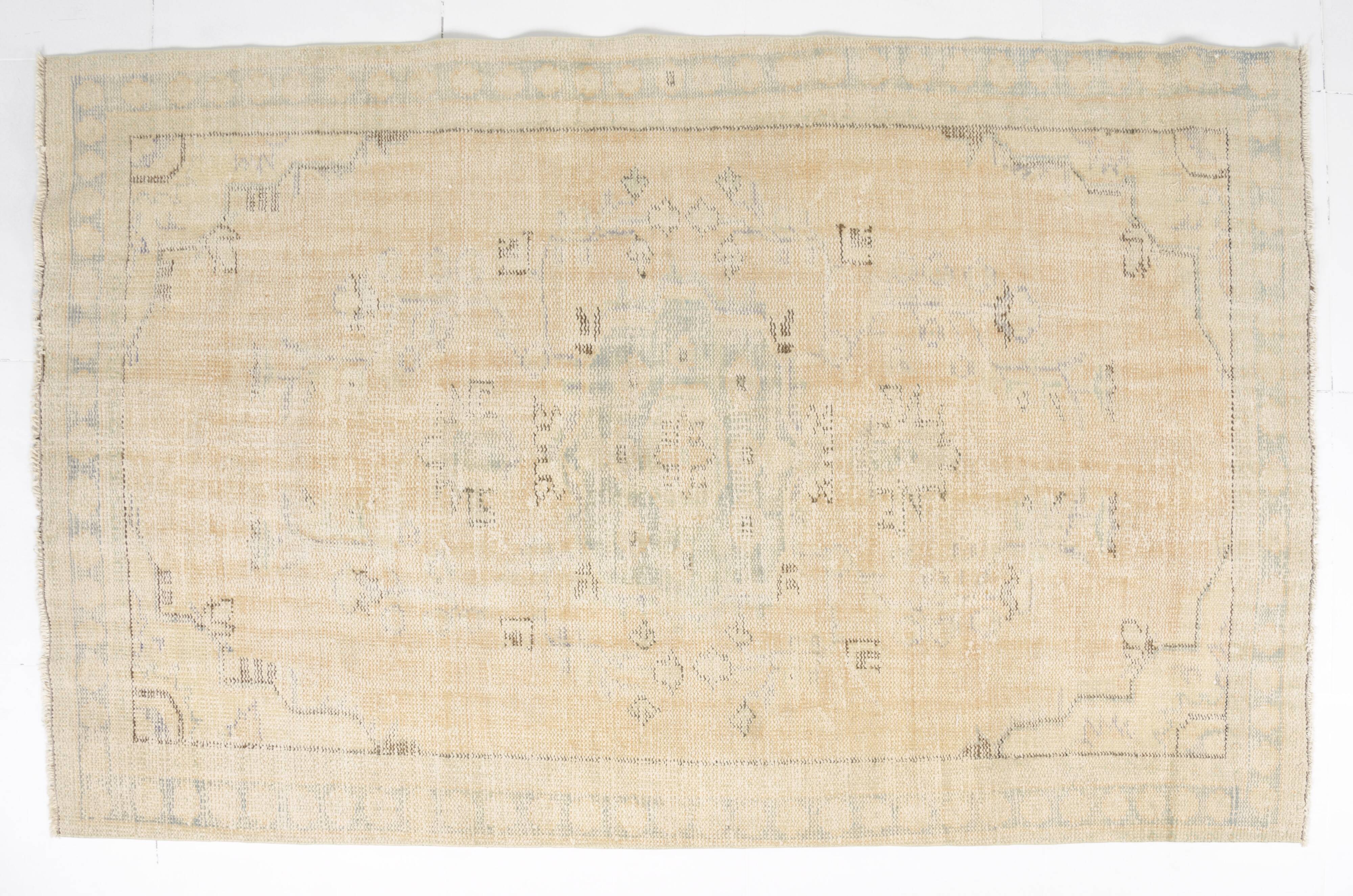 Vintage Anatolian Handknotted Rug