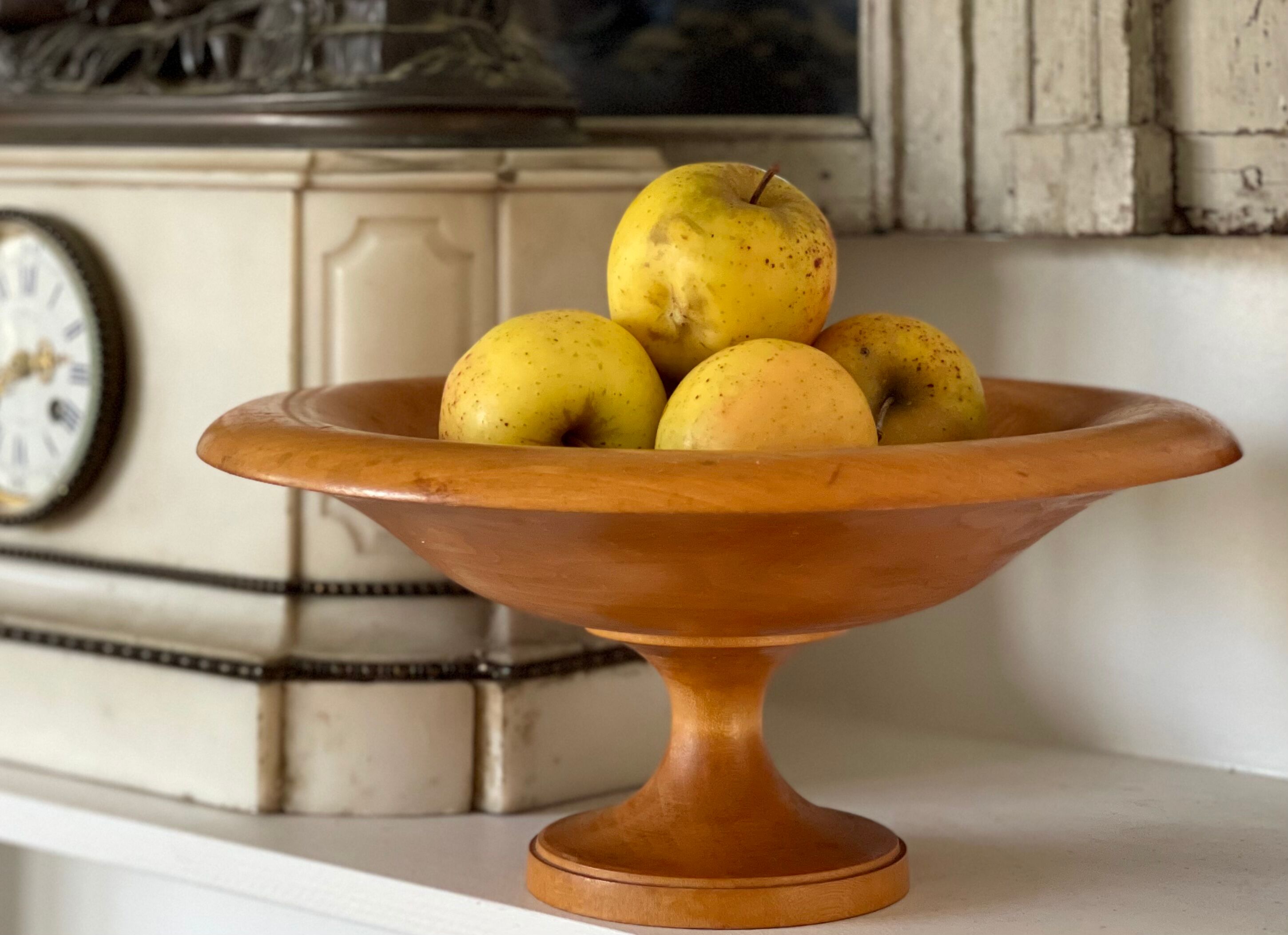 Wooden fruit cup