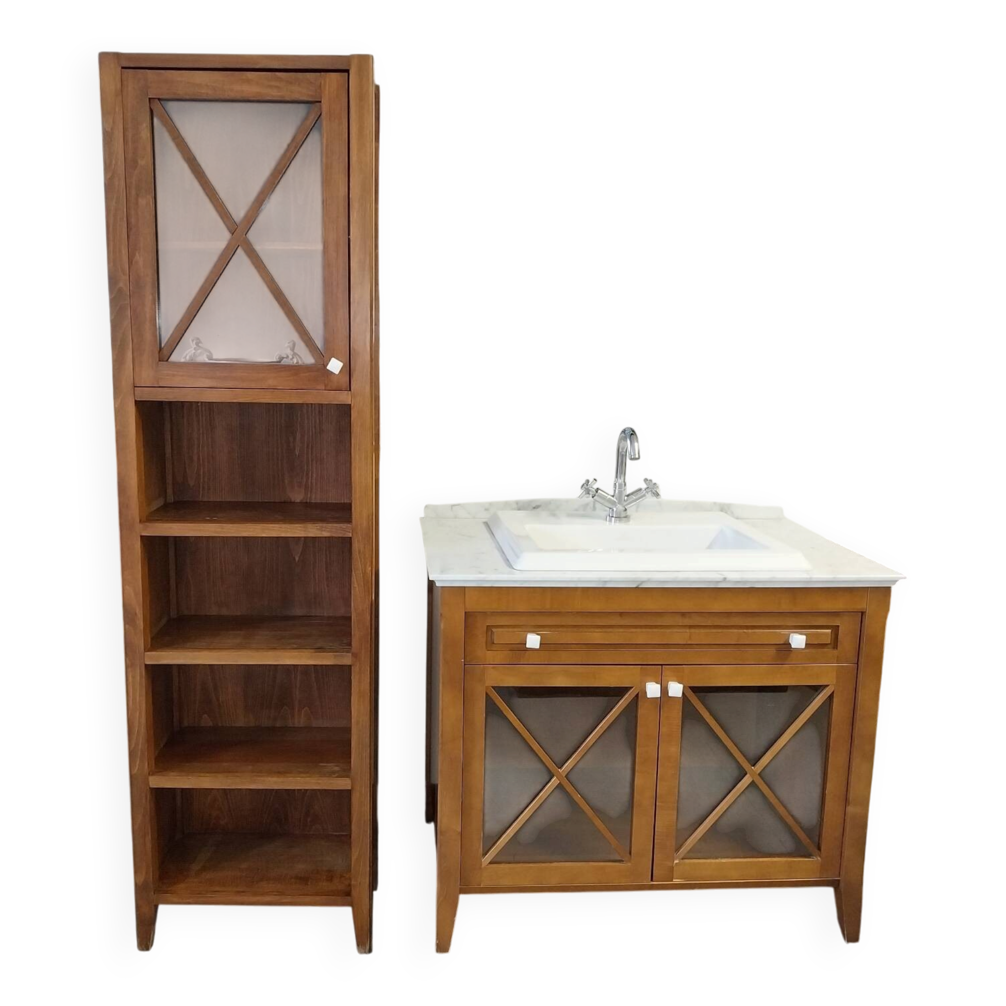 Bathroom furniture and column set Villeroy & Boch