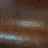 Set of 6 Dining Chairs Made from Sheepskin Leather