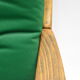 Original rotate armchair, Scandinavian icon, 1960s, quality green velvet