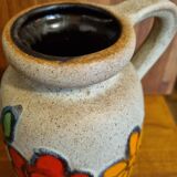 Vase Scheurich West Germany 484 27 Flower Pattern