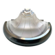 Art Deco style frosted glass wall sconce light