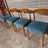 Vintage Scandinavian teak chairs 1960